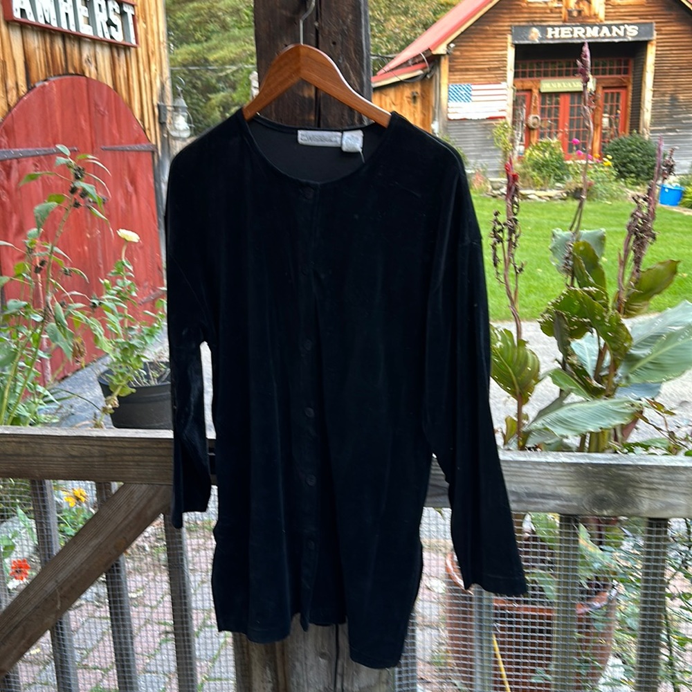 A oversized sweater or light jacket
